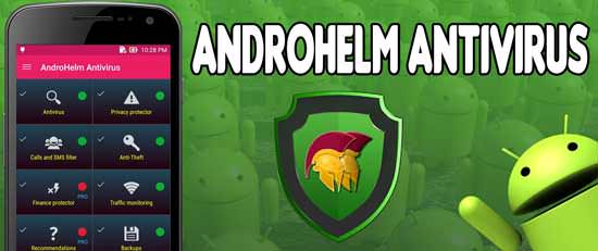 AndroHelm AntiVirus para Android