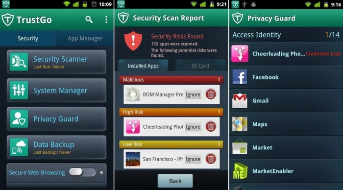 TrustGo Antivirus para Android