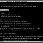 Opciones de arranque avanzadas