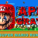 super mario run apk fake